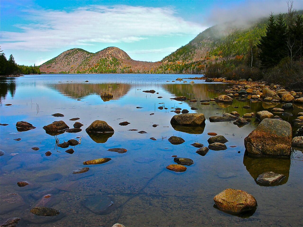 Granite coast at Acadia National Park