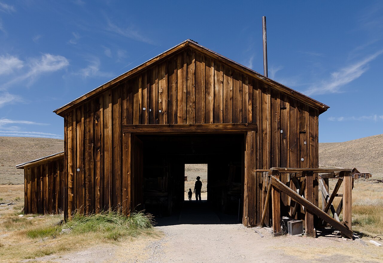 The preserved ghost town of Bodie, California