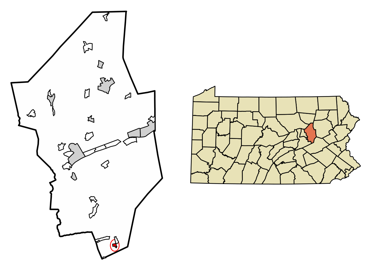 The near-abandoned town of Centralia, Pennsylvania