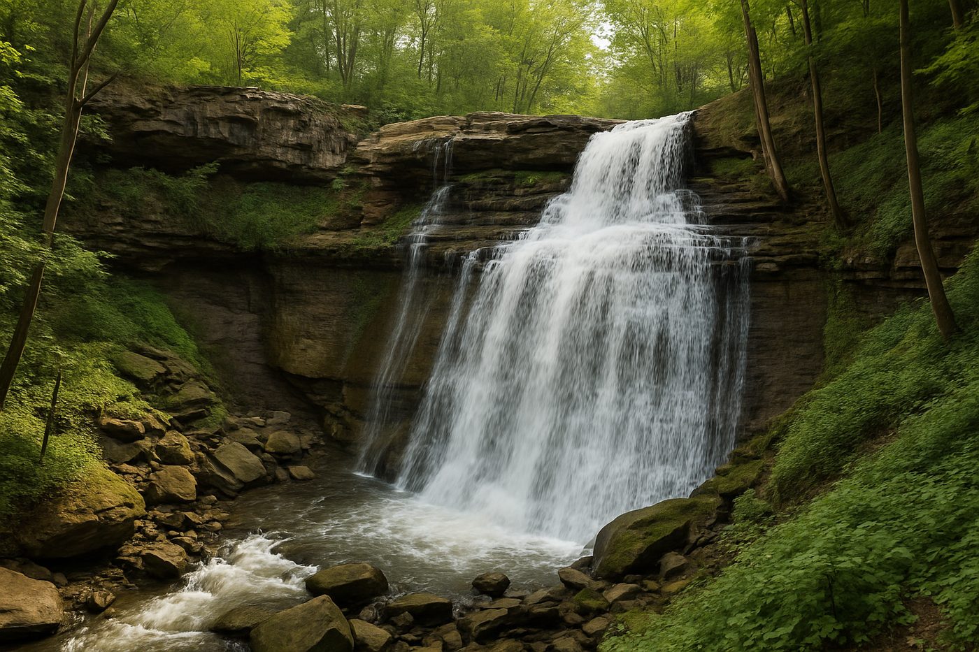 Brandywine Falls in Cuyahoga Valley National Park