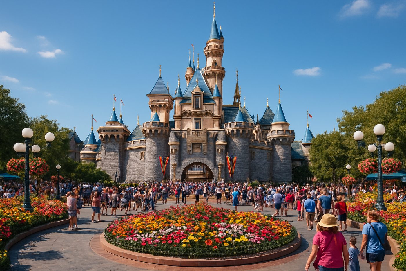 Sleeping Beauty Castle at Disneyland