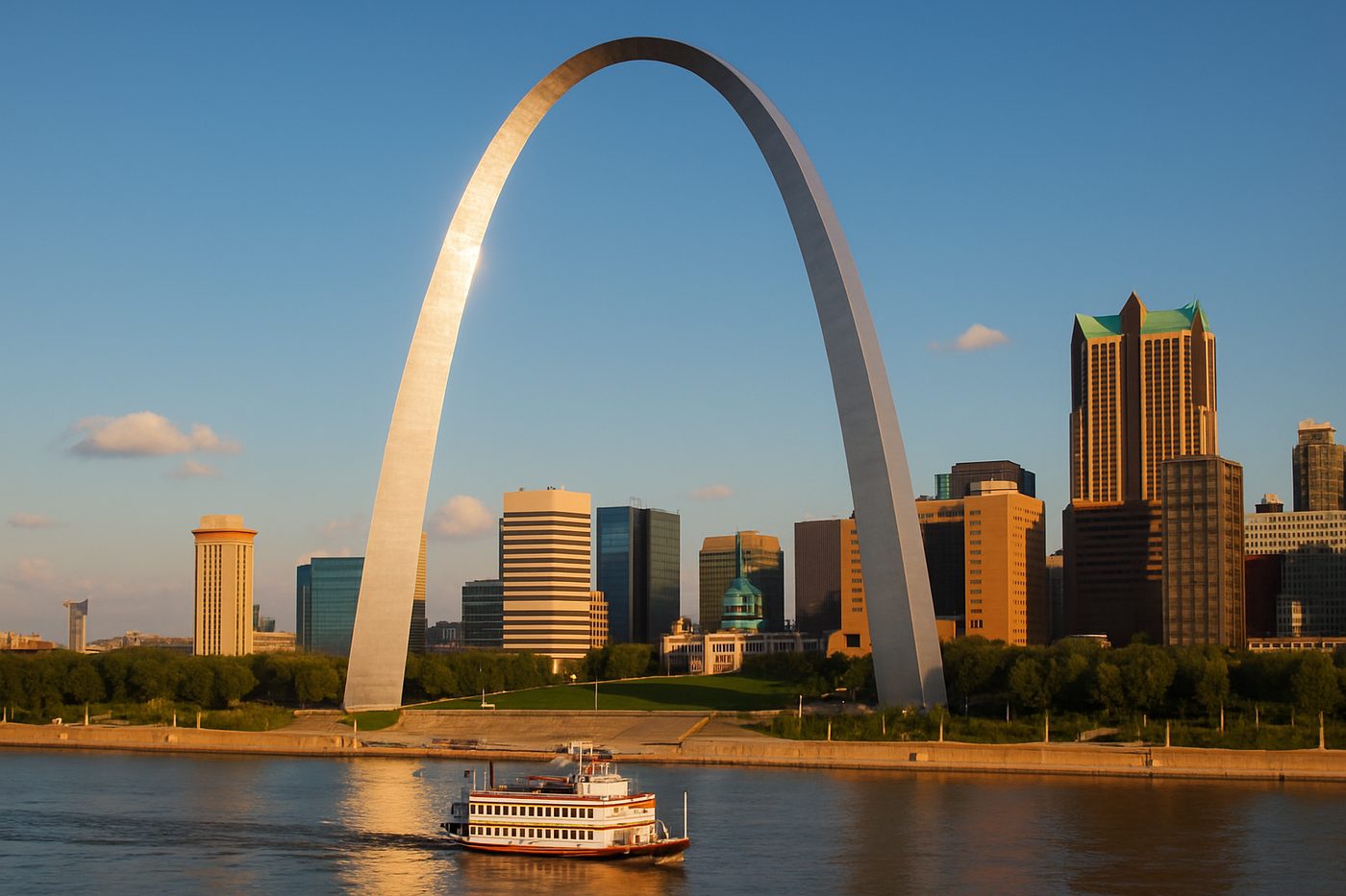 The Gateway Arch in St. Louis