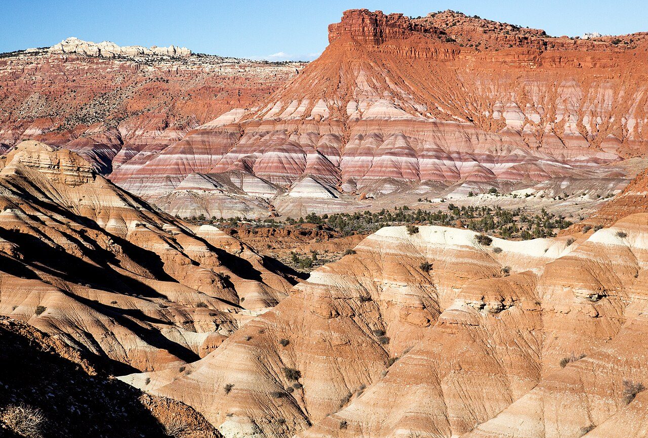 The layered cliffs of Grand Staircase-Escalante
