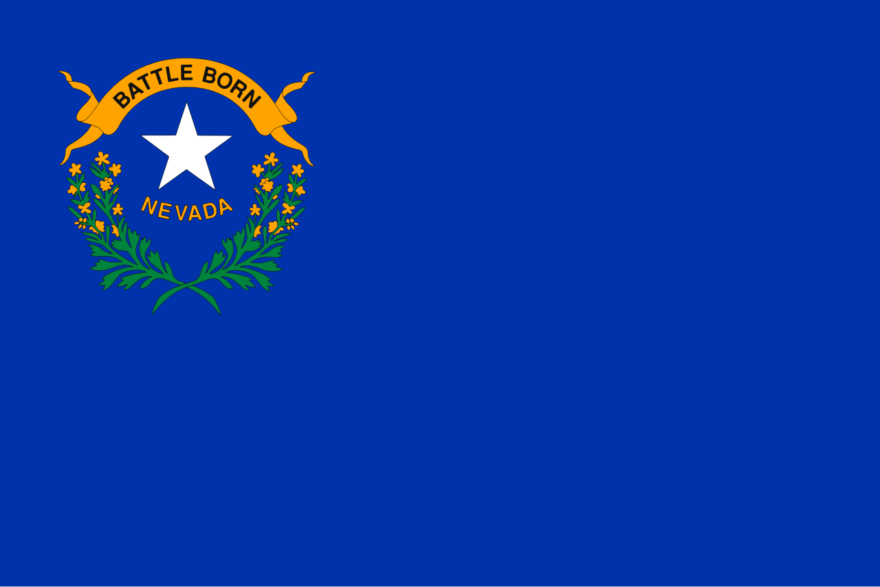 Basin-and-range desert in Nevada