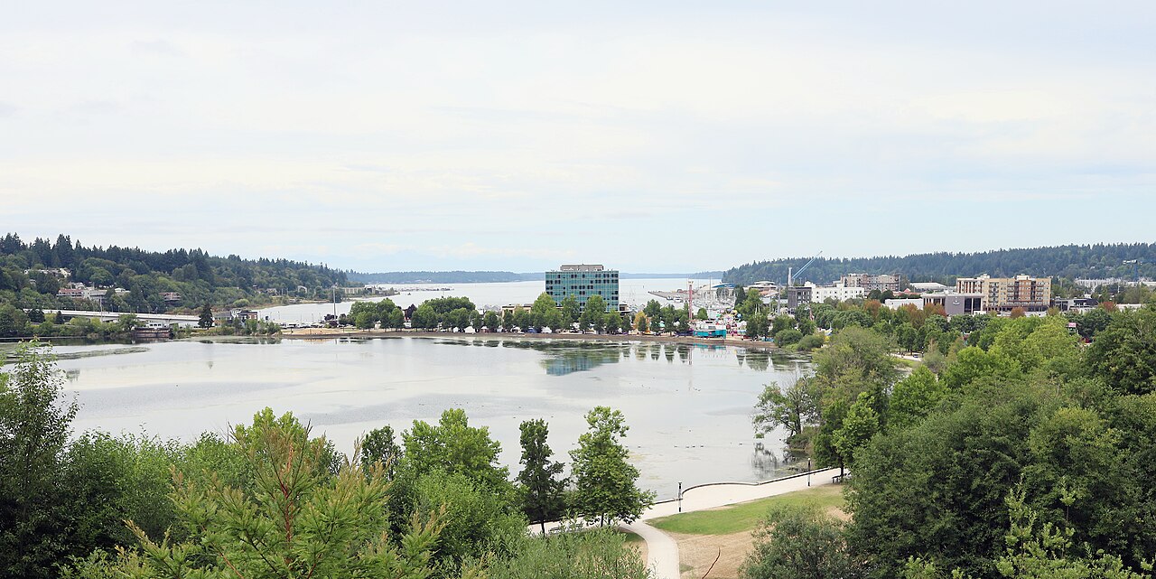 Olympia at the foot of Puget Sound