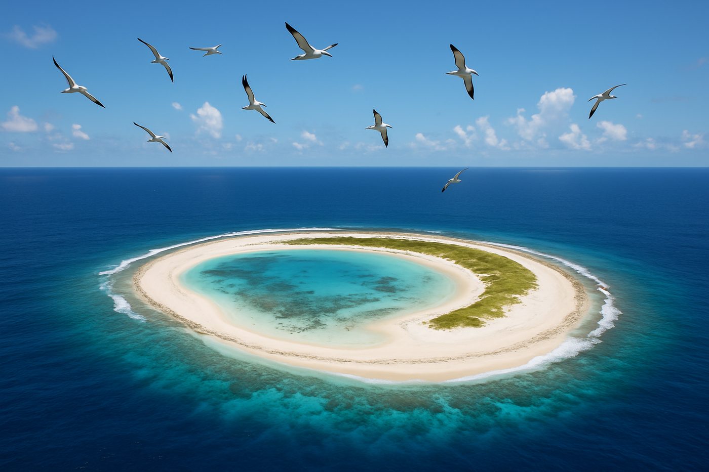 A remote atoll in Papahānaumokuākea